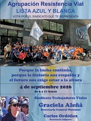 VOTA POR EL SINDICATO QUE TE REPRESENTA