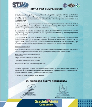 SINDICATO TRABAJADORES VIALES🇦🇷EL SINDICATO QUE TE REPRESENTA