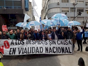 El Sindicato Trabajadores Viales Nacionales denunció desfinanciamiento y más de 150 despidos de trabajadores