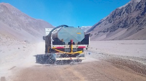 Derrumbe en Paso Agua Negra: Vialidad Nacional resolvió el problema a contrarreloj