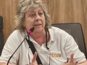 Mientras destruían la estatua de Bayer, el jefe de Vialidad Nacional faltó a la cita para responderles a los trabajadores